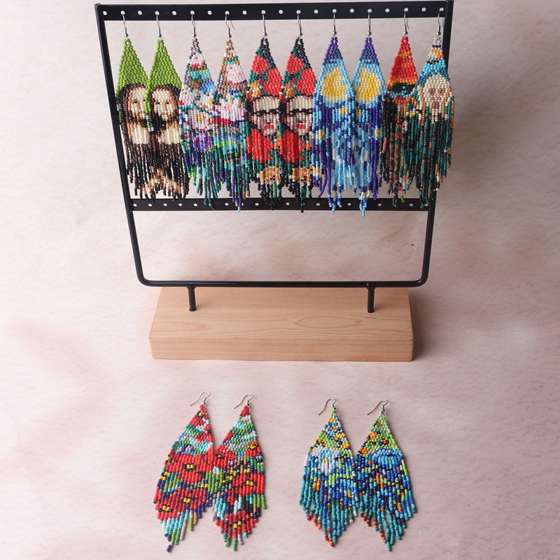Rice bead earrings Tassel Huma - Tassel Earrings Boho review and price