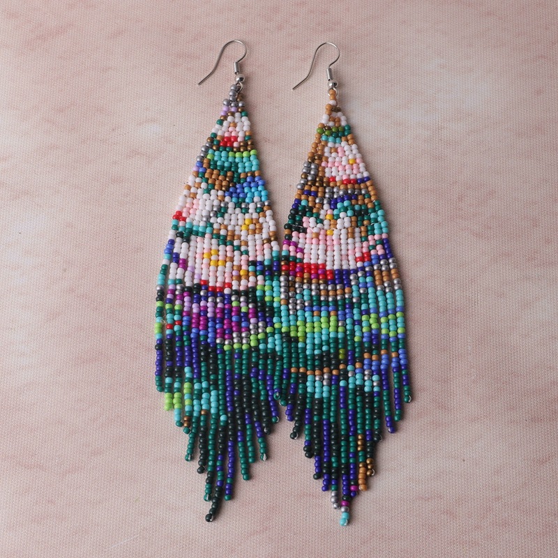 Rice bead earrings Tassel Huma - Tassel Earrings Boho review and price