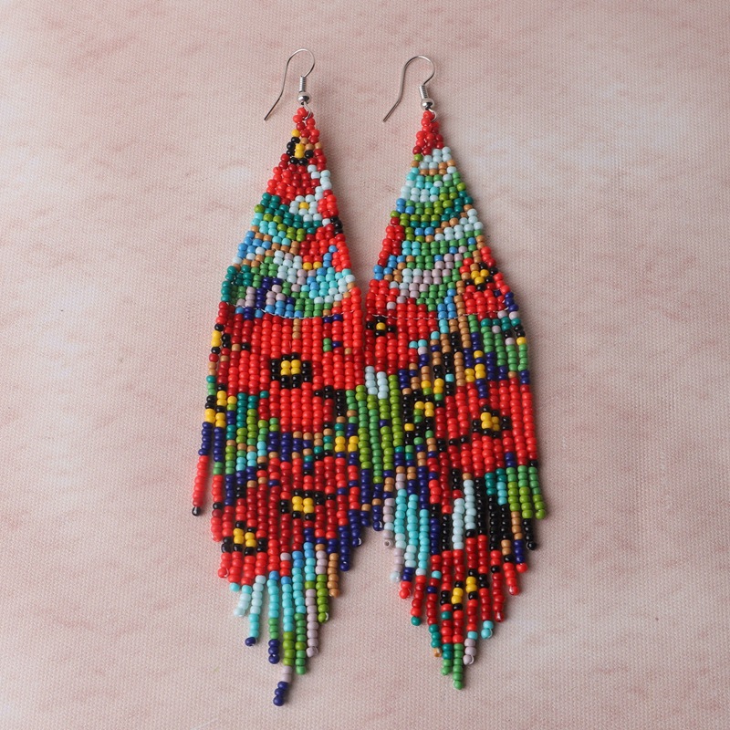 Rice bead earrings Tassel Huma - Tassel Earrings Boho review and price