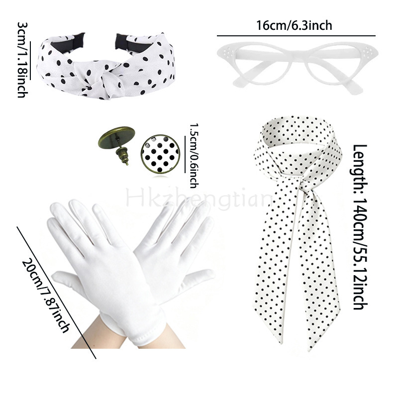 1950s Retro Polka Dot Accessor - Women'S Accessories In The 1950S review and price