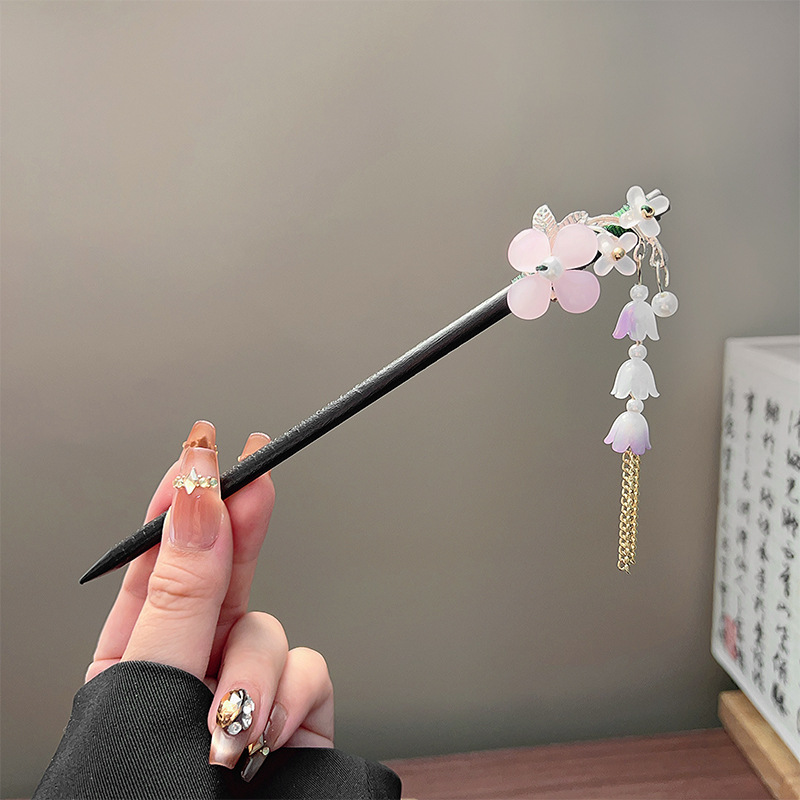 Classic Tassel Hair Stick Blac - Pearl Hair Pin review and price