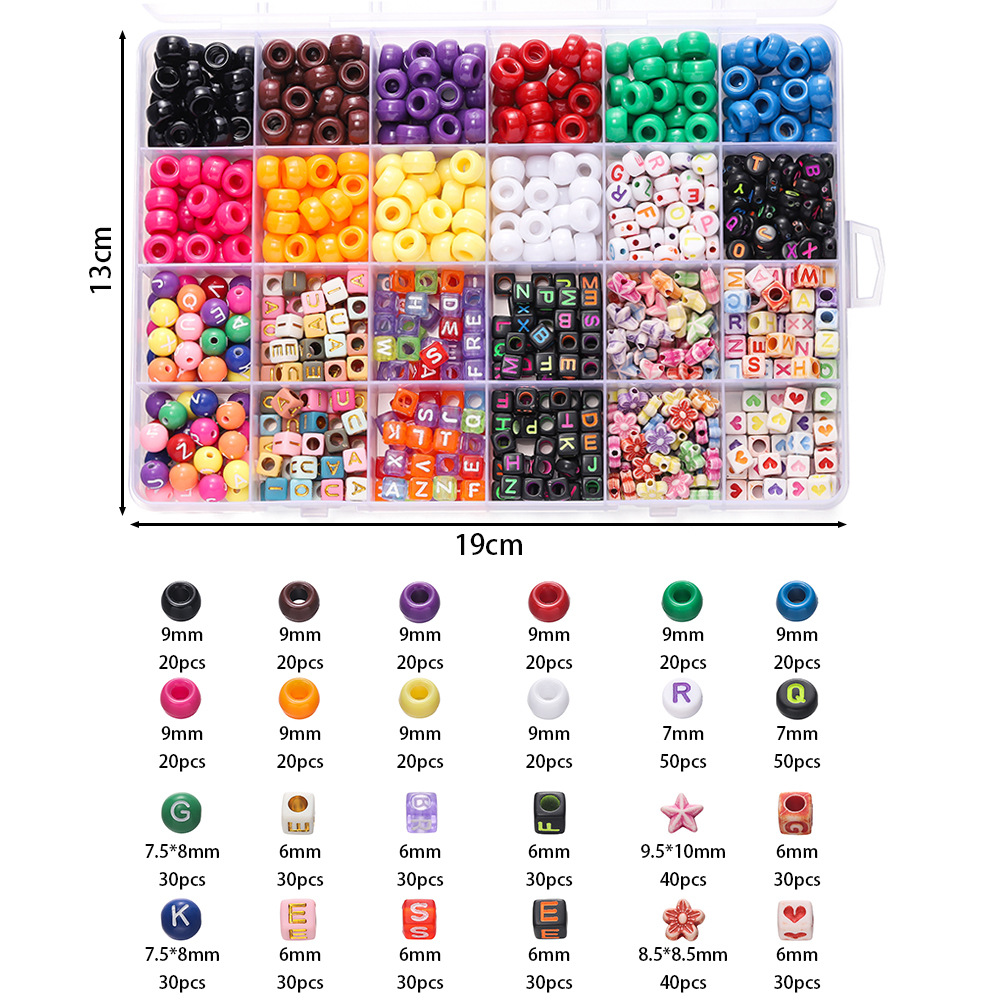 1 Box Colorful Acrylic Pony Be - Women Accessories Bracelet review and price