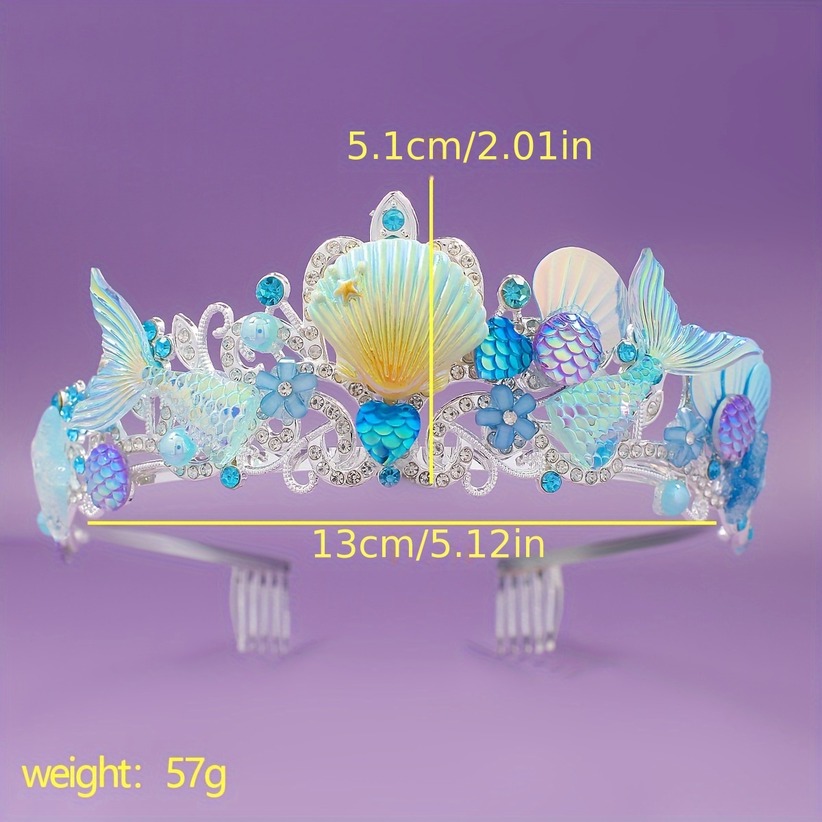 2025 New Mermaid Hair Comb Cro - Women'S Accessories And Jewelry review and price