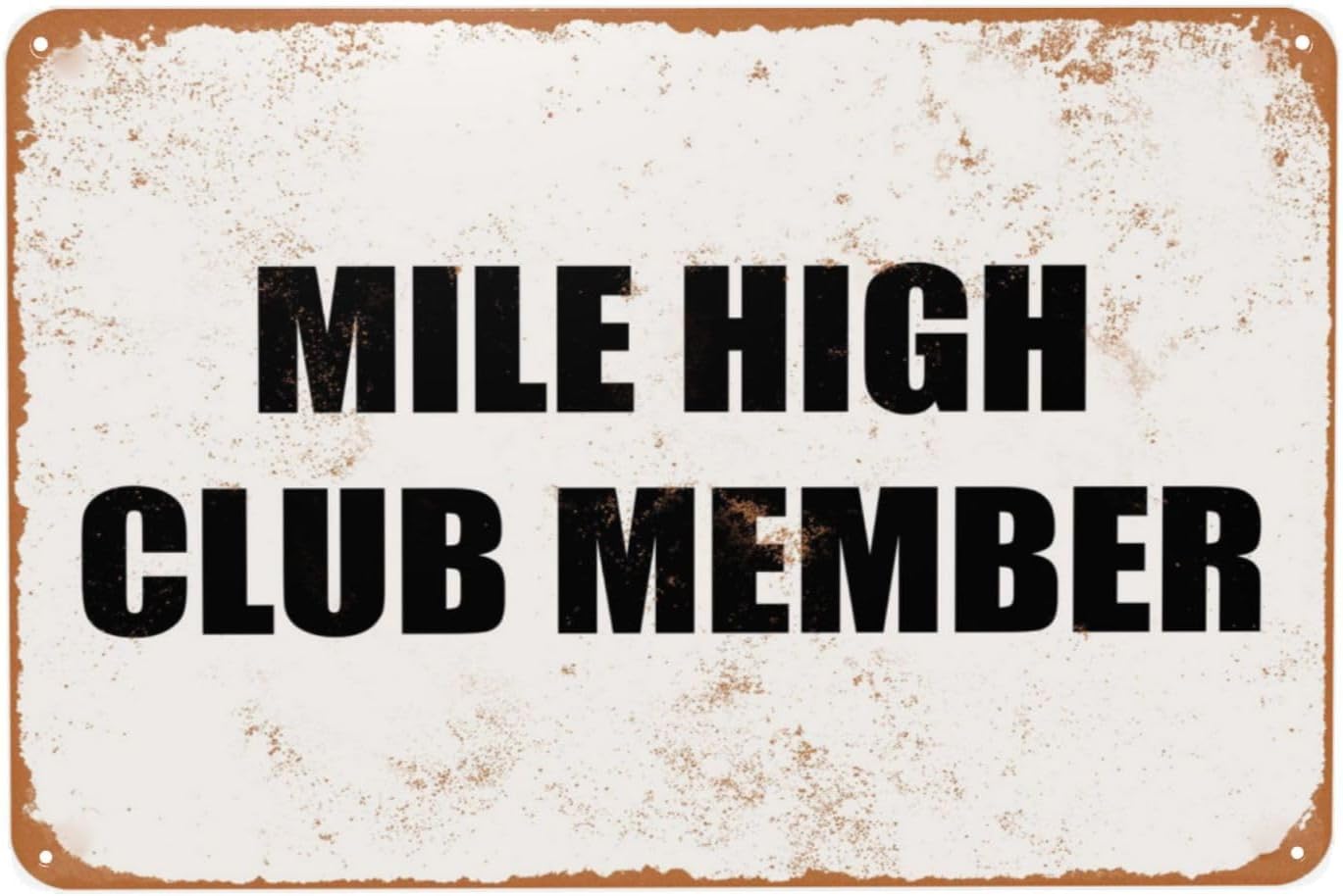 1p,Vintage Metal Sign, Mile Hi - Women Accessories Poster review and price
