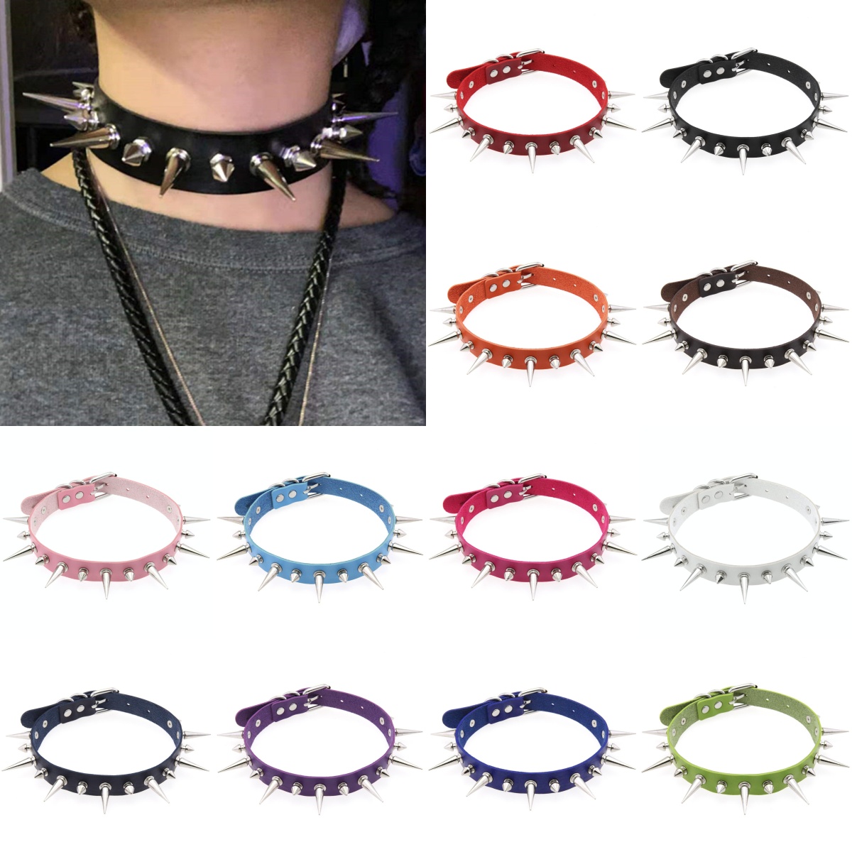 12Colors Halloween Emo Cosplay - Women'S Emo Accessories review and price